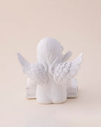 Book Reading Angel Cherub Figurine