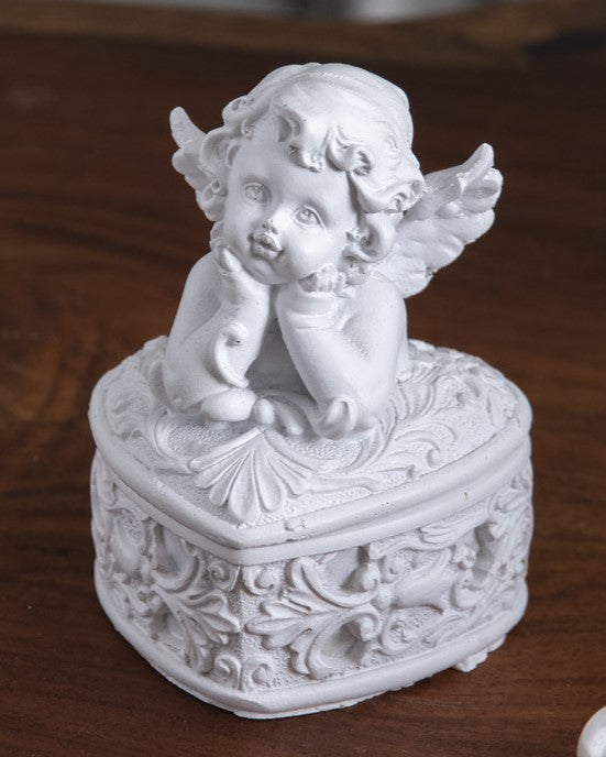 Angel Cherub Trinket Keeper