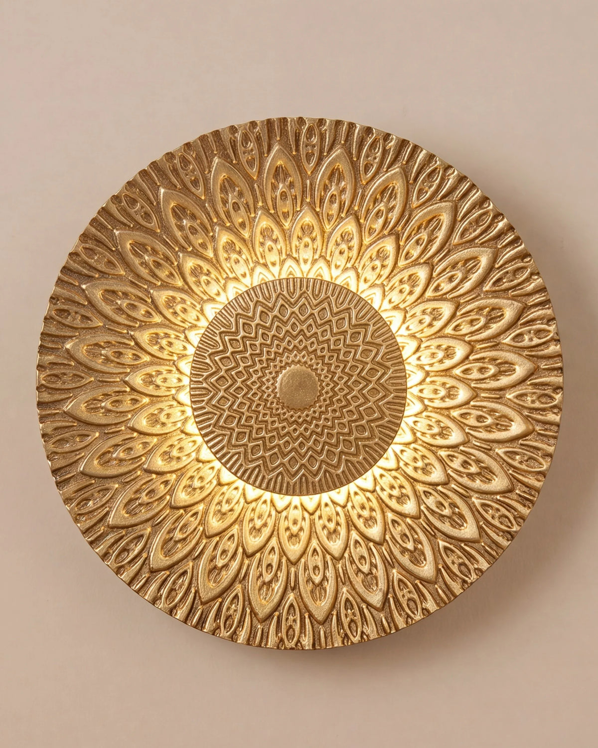 Lotus Disc Wall Light