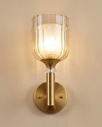 Fluted Bell Shade Wall Sconce
