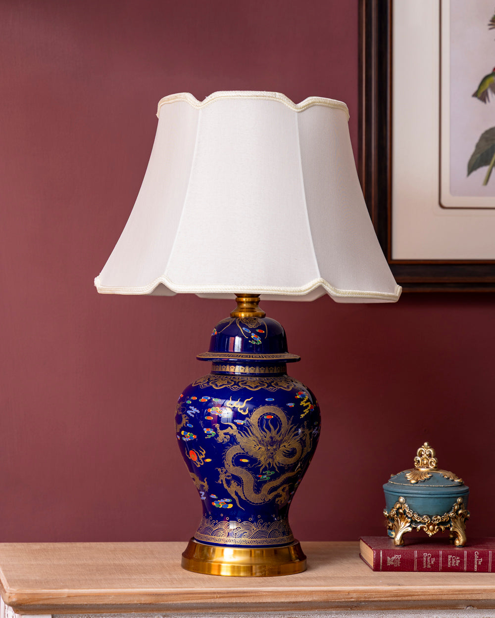 Dragon Ceramic Table Lamp