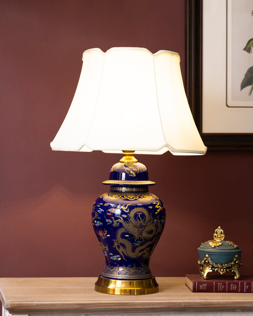 Dragon Ceramic Table Lamp