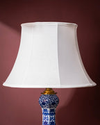 Blossoms & Landscape Ceramic Table Lamp