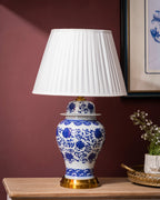 Imperial Indigo Temple Jar Table Lamp