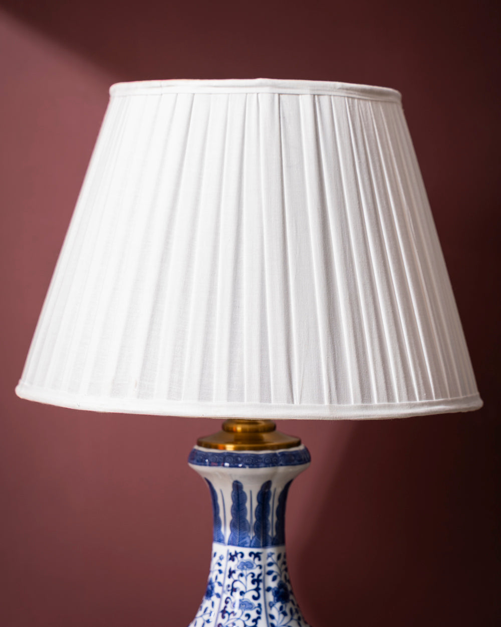 River Landscape Ceramic Table Lamp