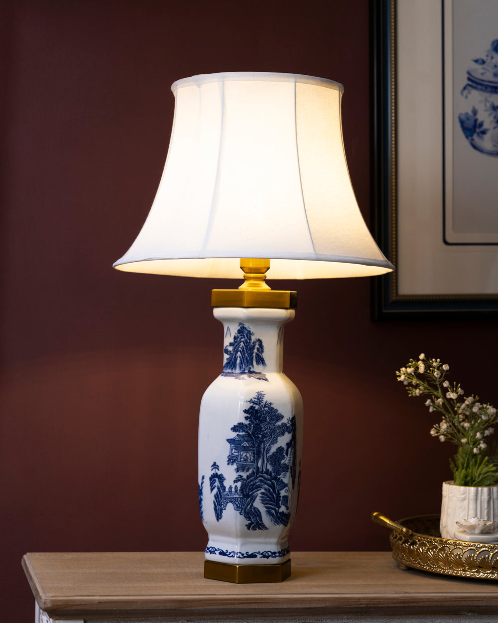River Valley Ceramic Table Lamp