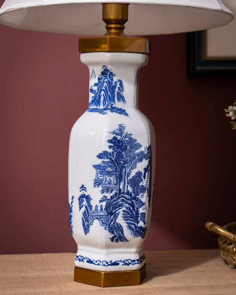 River Valley Ceramic Table Lamp