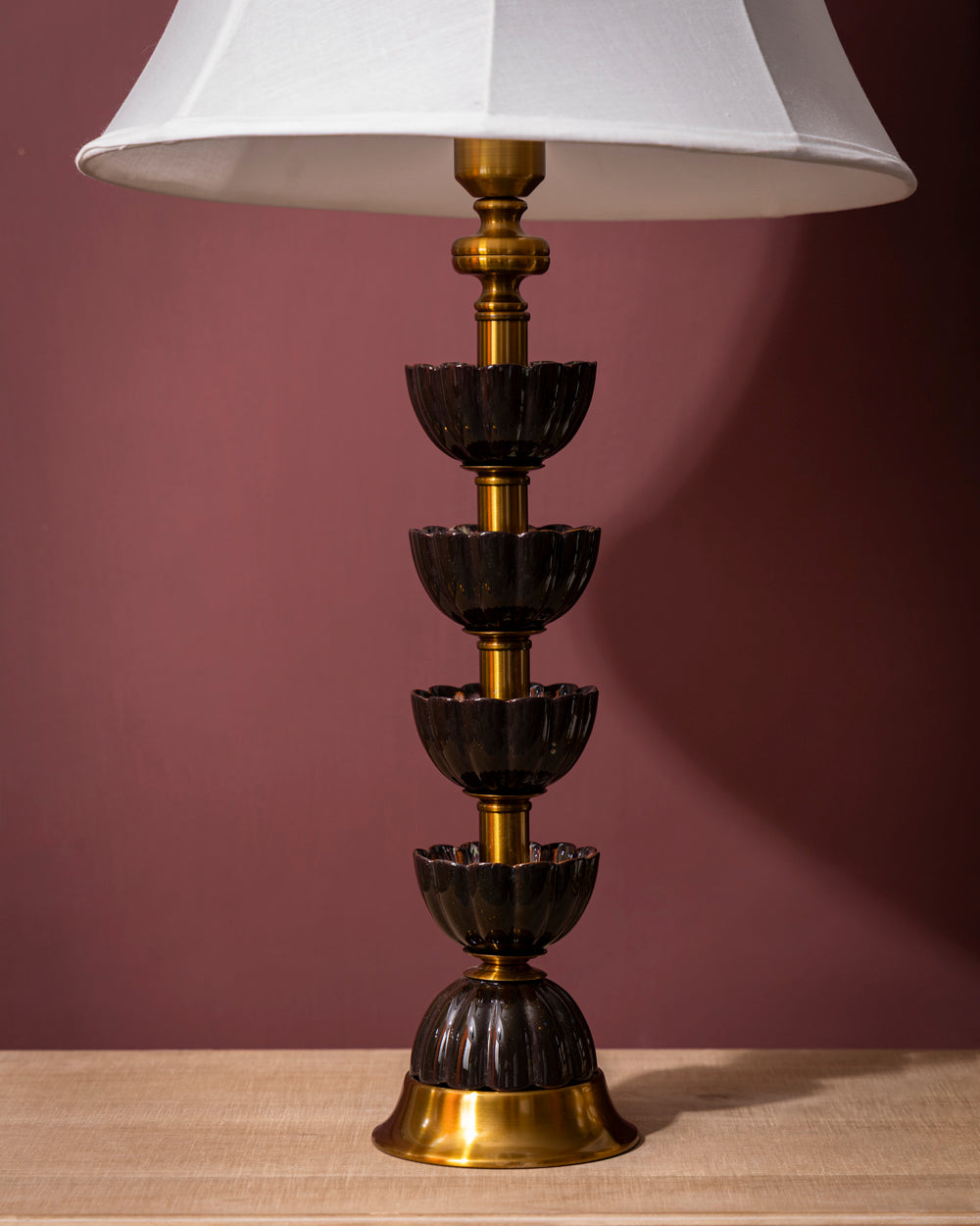 Lotus Tiered Petal Table Lamp