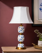 Oceanic Tides Ceramic Table Lamp