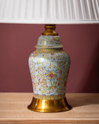 The Azure Blossom Ceramic Table Lamp