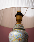 The Azure Blossom Ceramic Table Lamp
