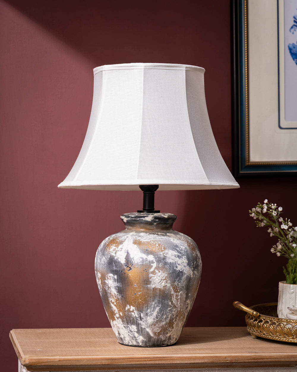 Eclipse Distressed Artistry Table Lamp