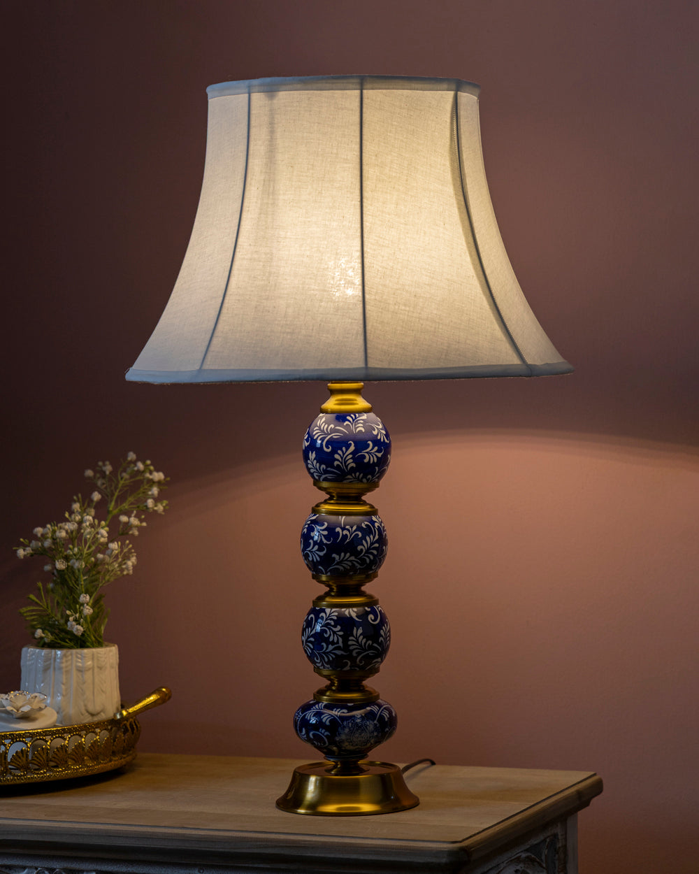 Celestial Orbs Ceramic Table Lamp
