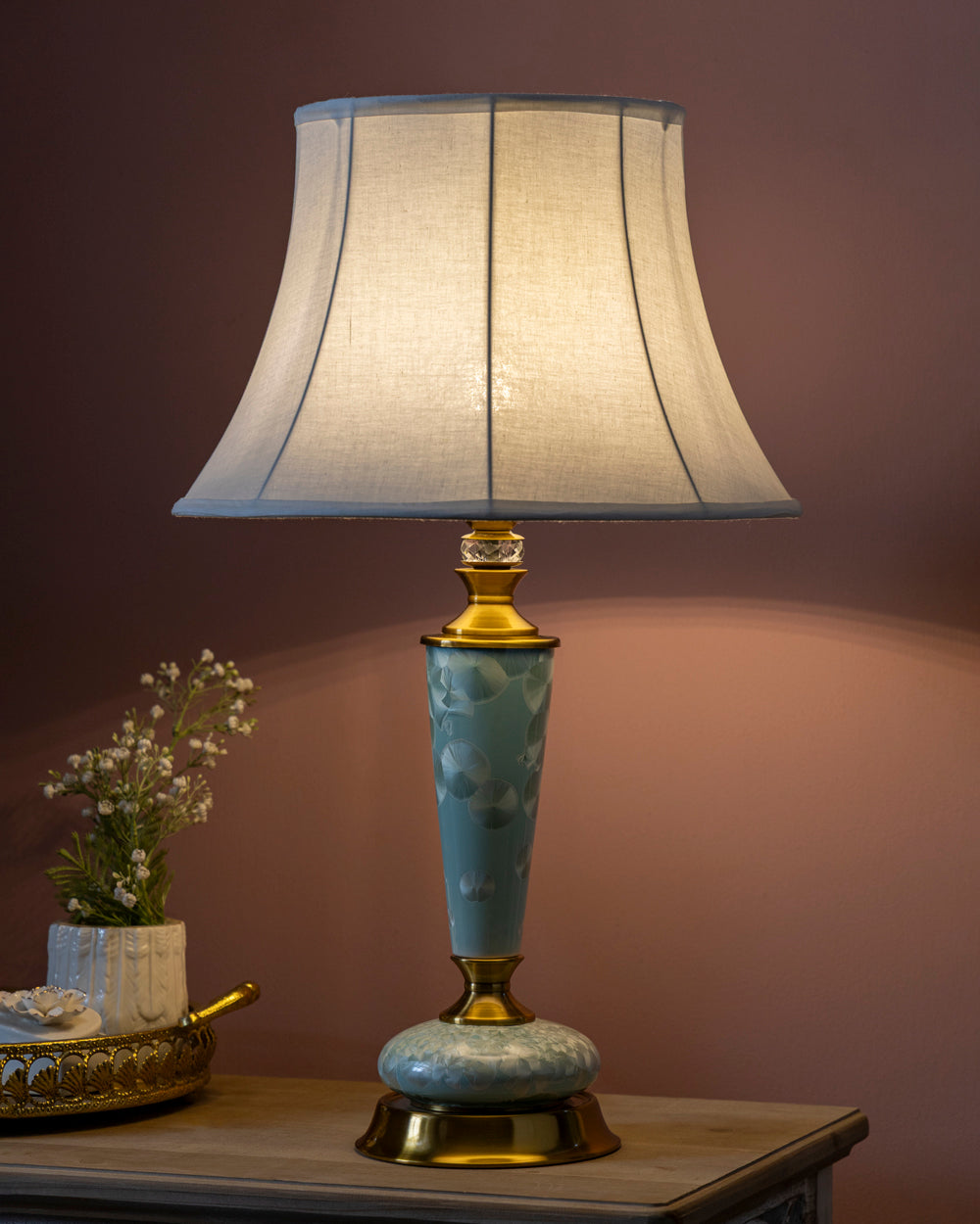 Crystalline Serenade Table Lamp