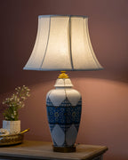 Azure Mosaic Ceramic Table Lamp