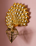 Luxury Golden Peacock Wall Light