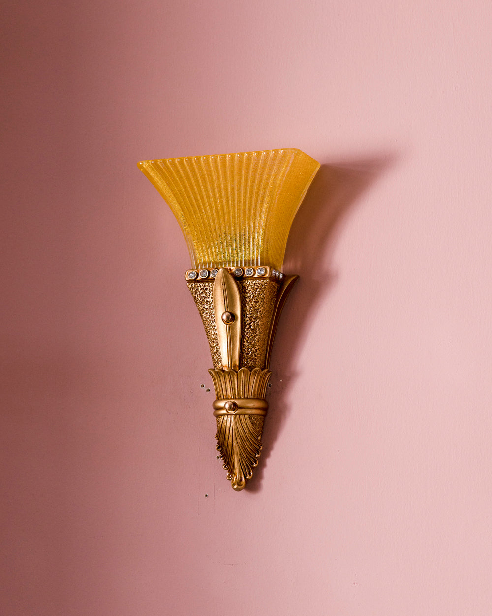 Antique Golden Wall Light