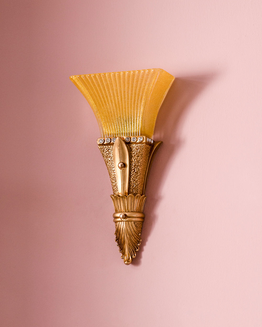 Antique Golden Wall Light