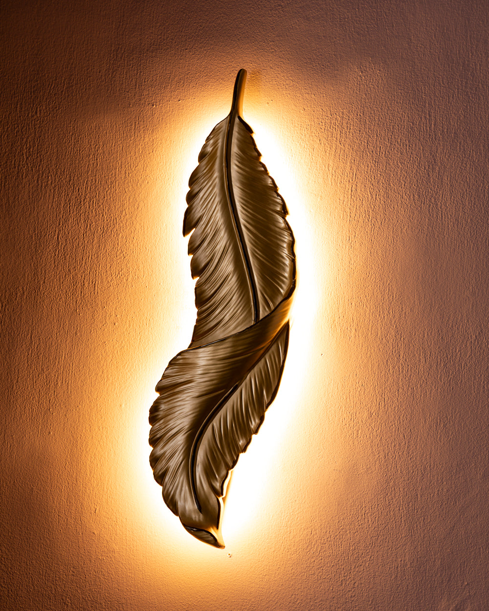 Golden Wing Wall Light