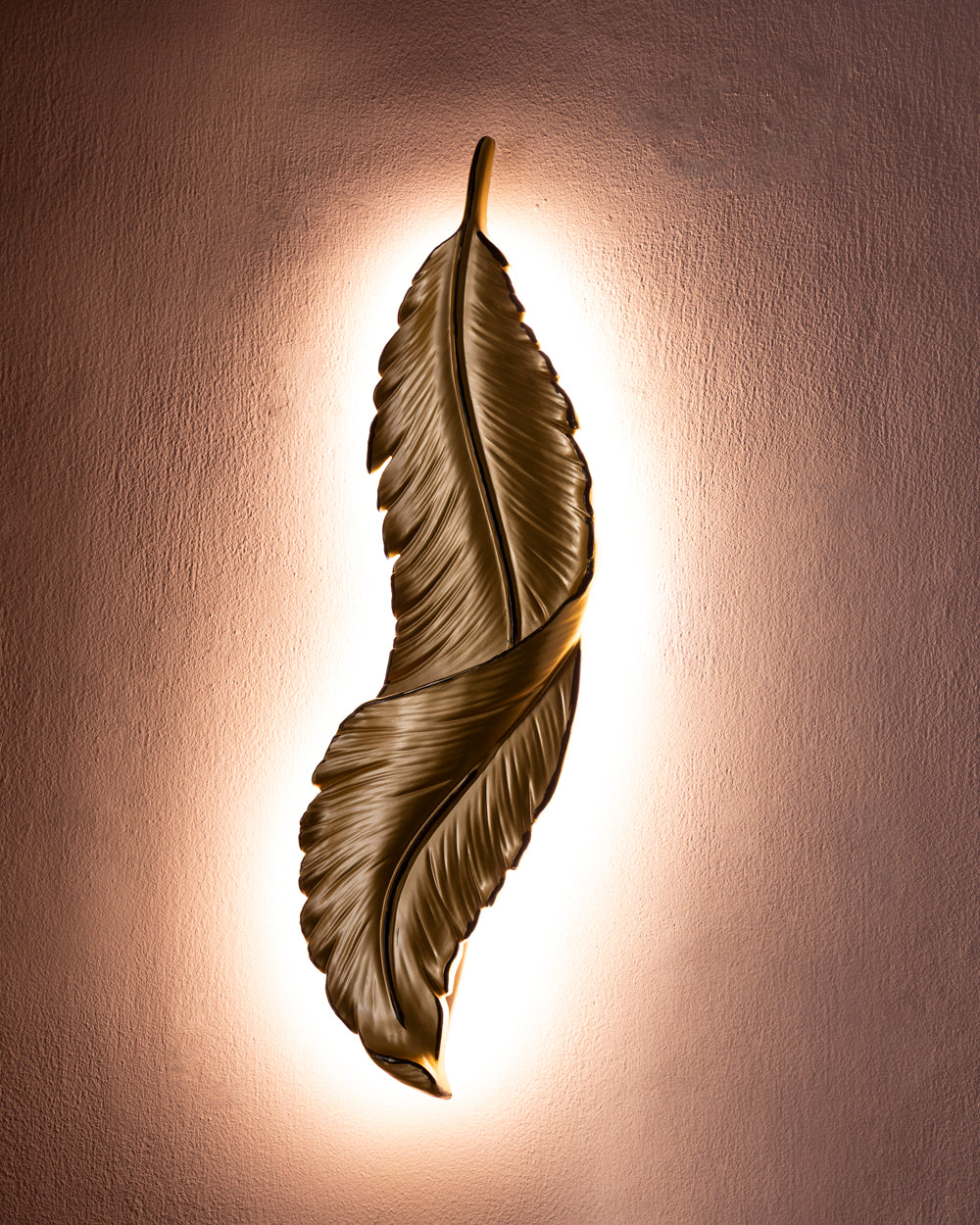 Golden Wing Wall Light