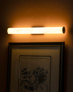 Modern Marble-Effect Linear Wall Light