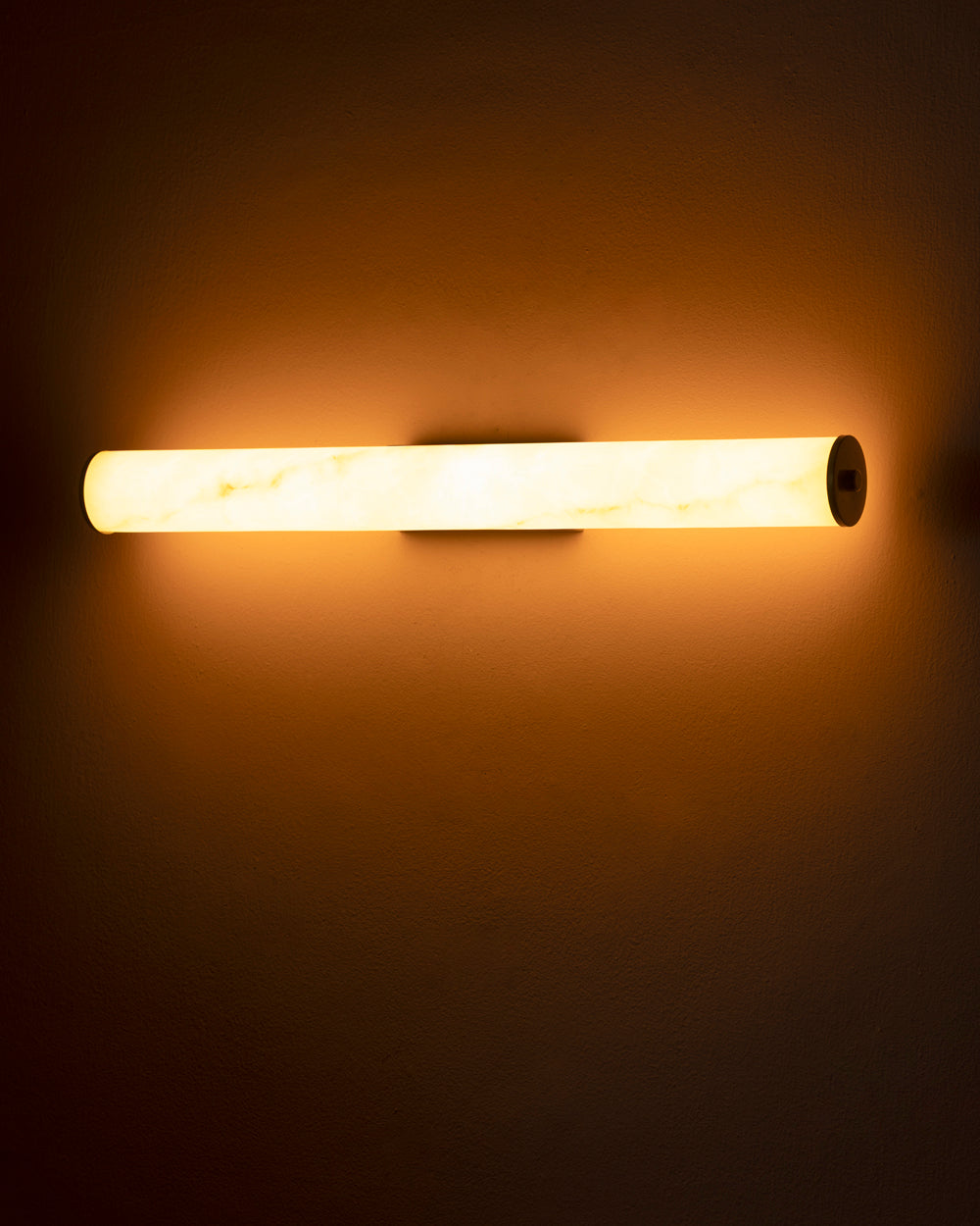 Modern Marble-Effect Linear Wall Light