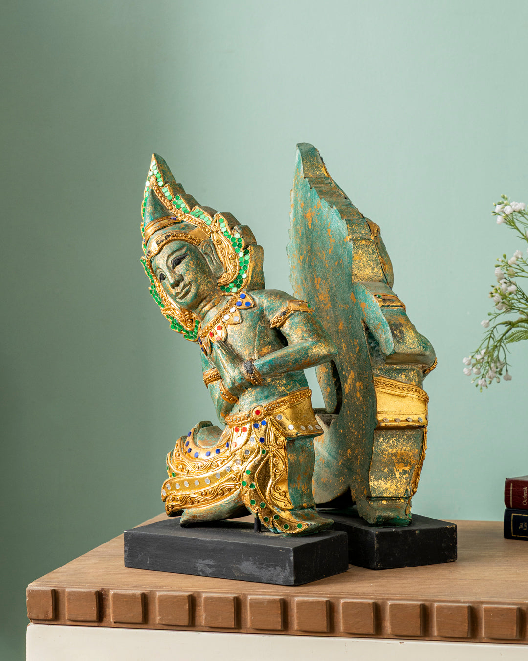 Traditional Thai Guards Figurine - Set Of 2