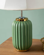 Atlas Column Table Lamp - Green