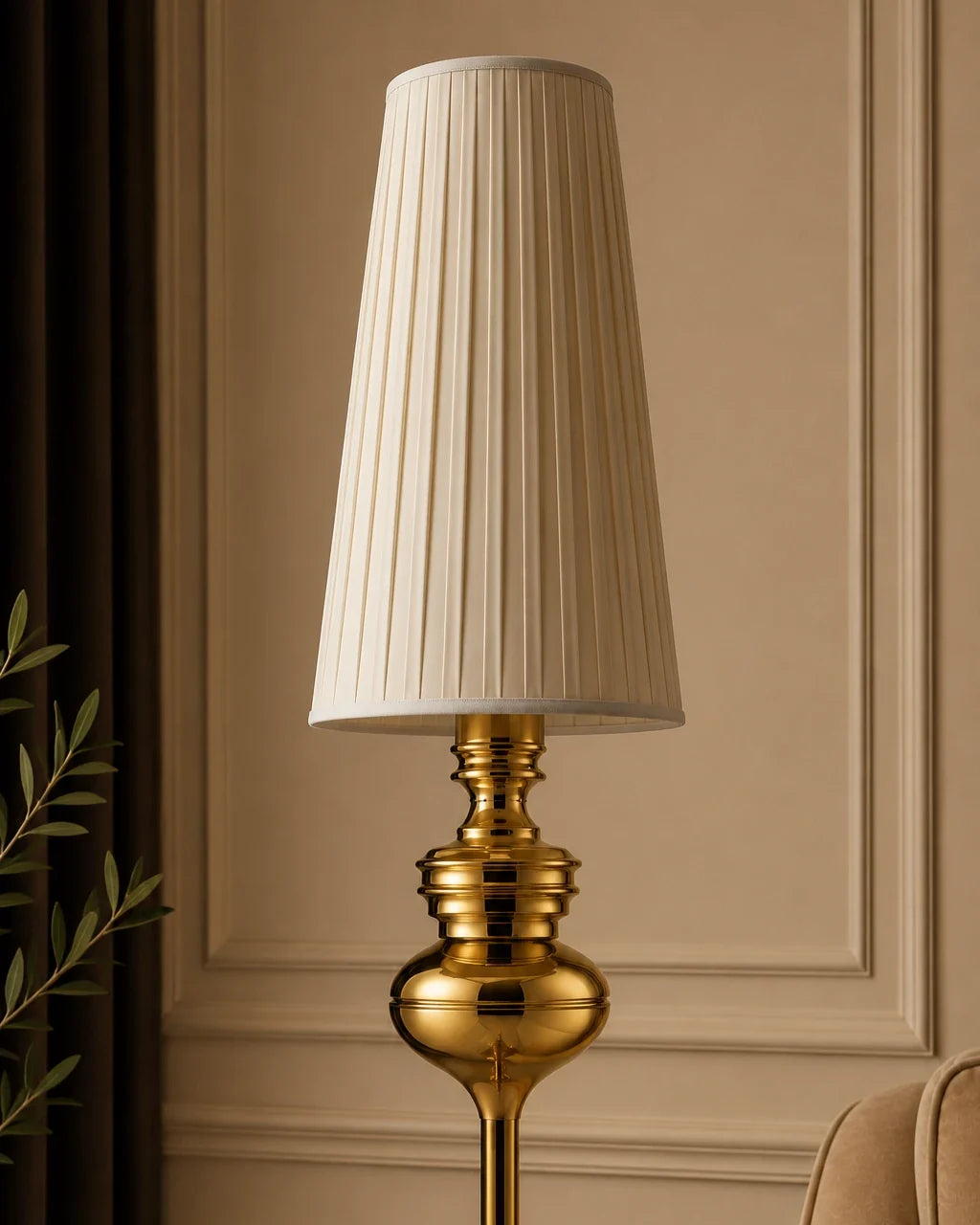 Regalia Golden Crown Floor Lamp