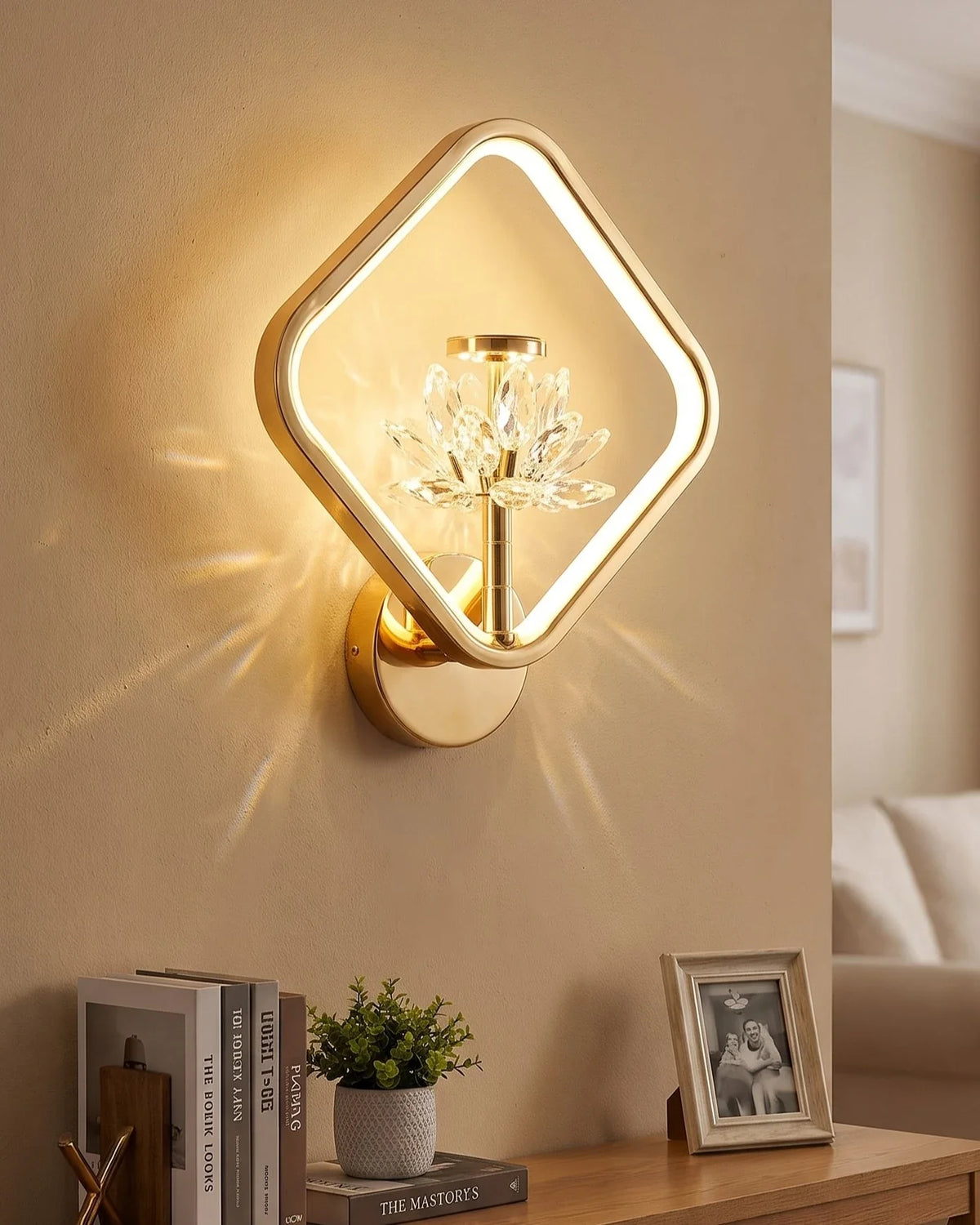 Diamond Bloom Wall Light
