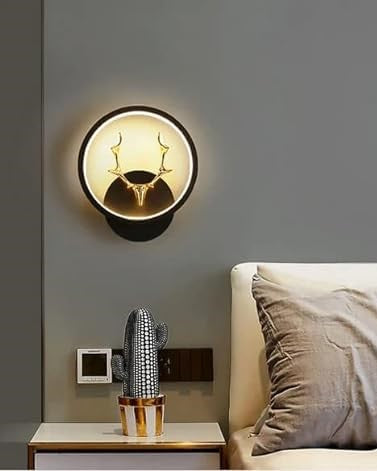 Deer Head LED Wall Light