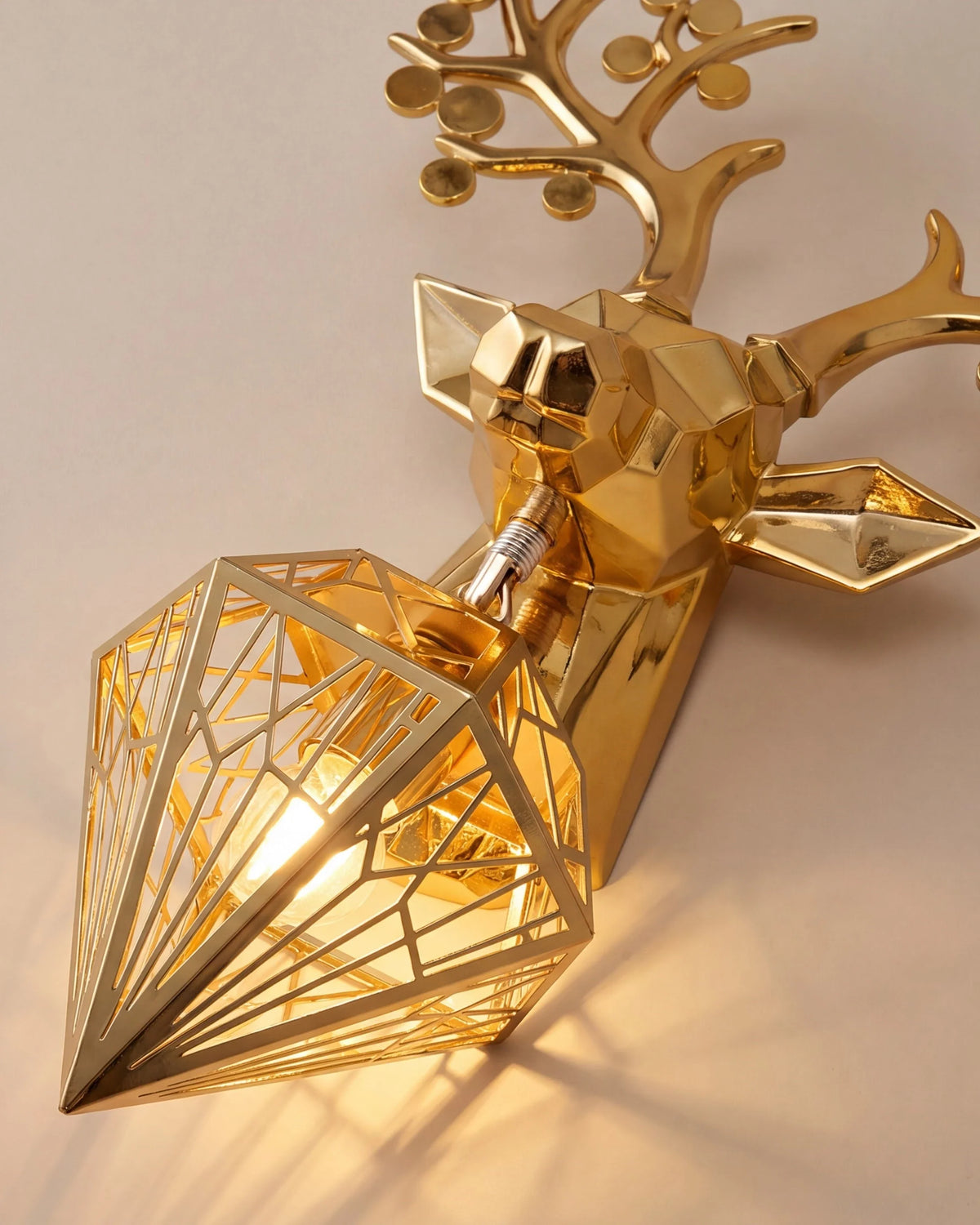 Enchanted Deer Wall Light