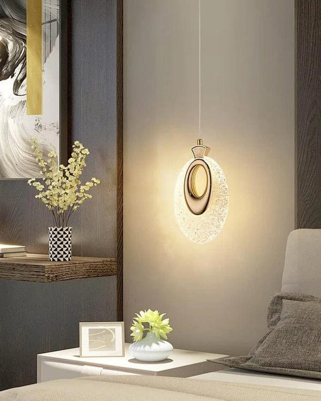 Tinsel Hoop LED Pendant Light