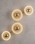 Floral Halo Cluster Wall Light