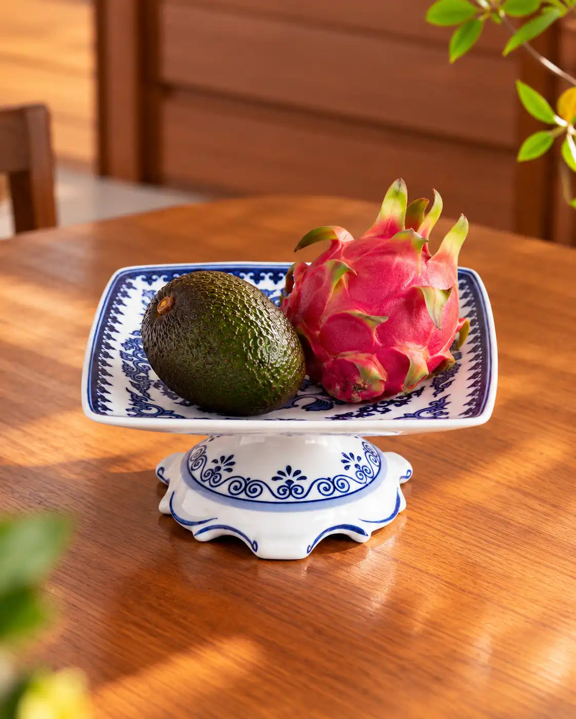 Floral Heritage Square Cake Stand