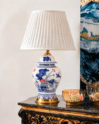 Lotus Pond Ceramic Table Lamp
