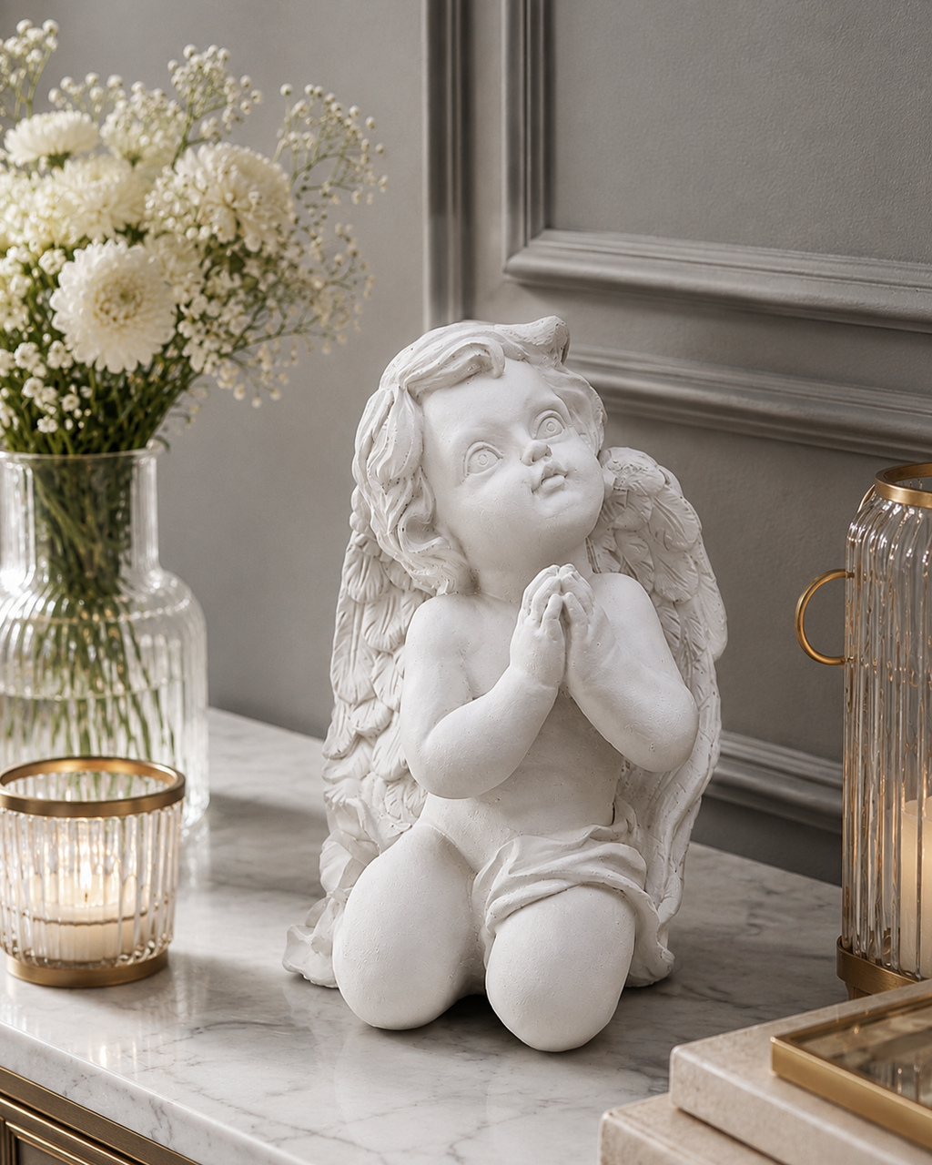 Adorable Angel Cherub Figurine
