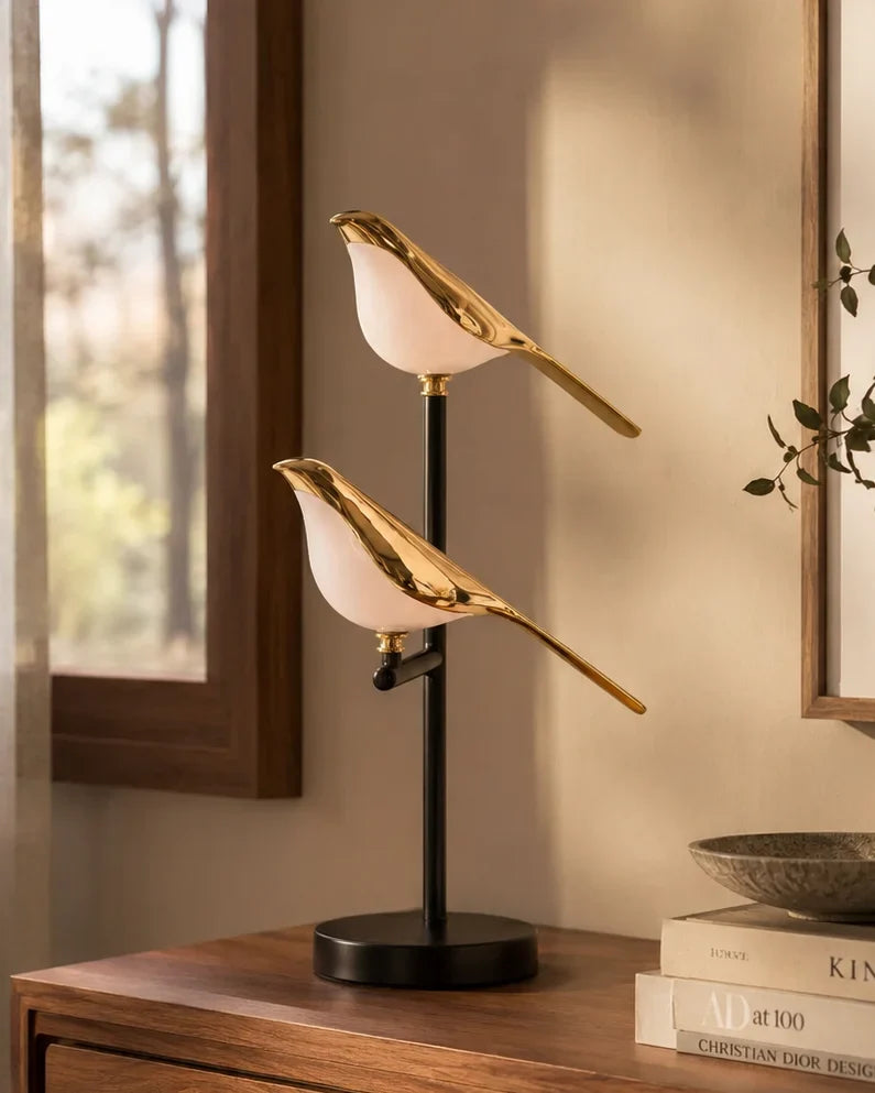 Aves 2-Bird Ambient Desk Lamp