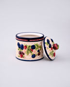 Berry Harvest Ceramic Storage Jar