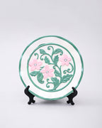Blush Vine Vase & Decorative Plate - Set Of 3