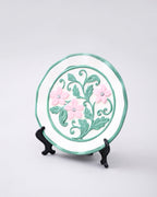 Blush Vine Vase & Decorative Plate - Set Of 3