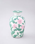 Blush Vine Vase & Decorative Plate - Set Of 3