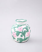 Blush Vine Vase & Decorative Plate - Set Of 3