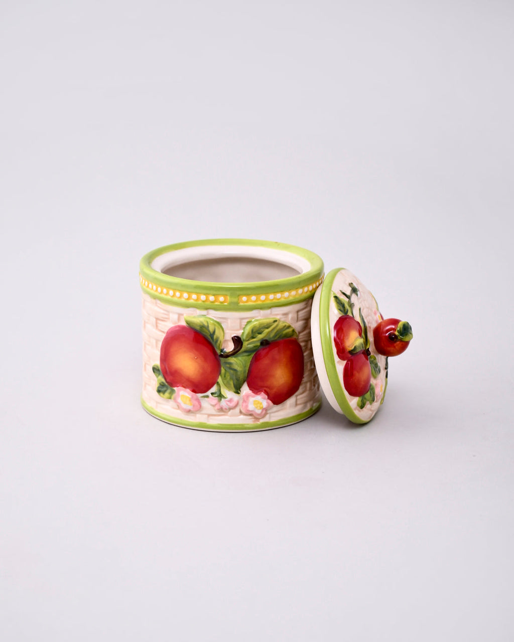 Country Peach Kitchen Storage Canister