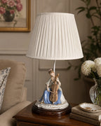 The Cellist's Aria Lady Figurine Lamp