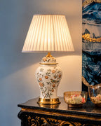 Botanical Garden Hand Painted Table Lamp