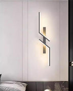 Black Coated Long LED Wall Light