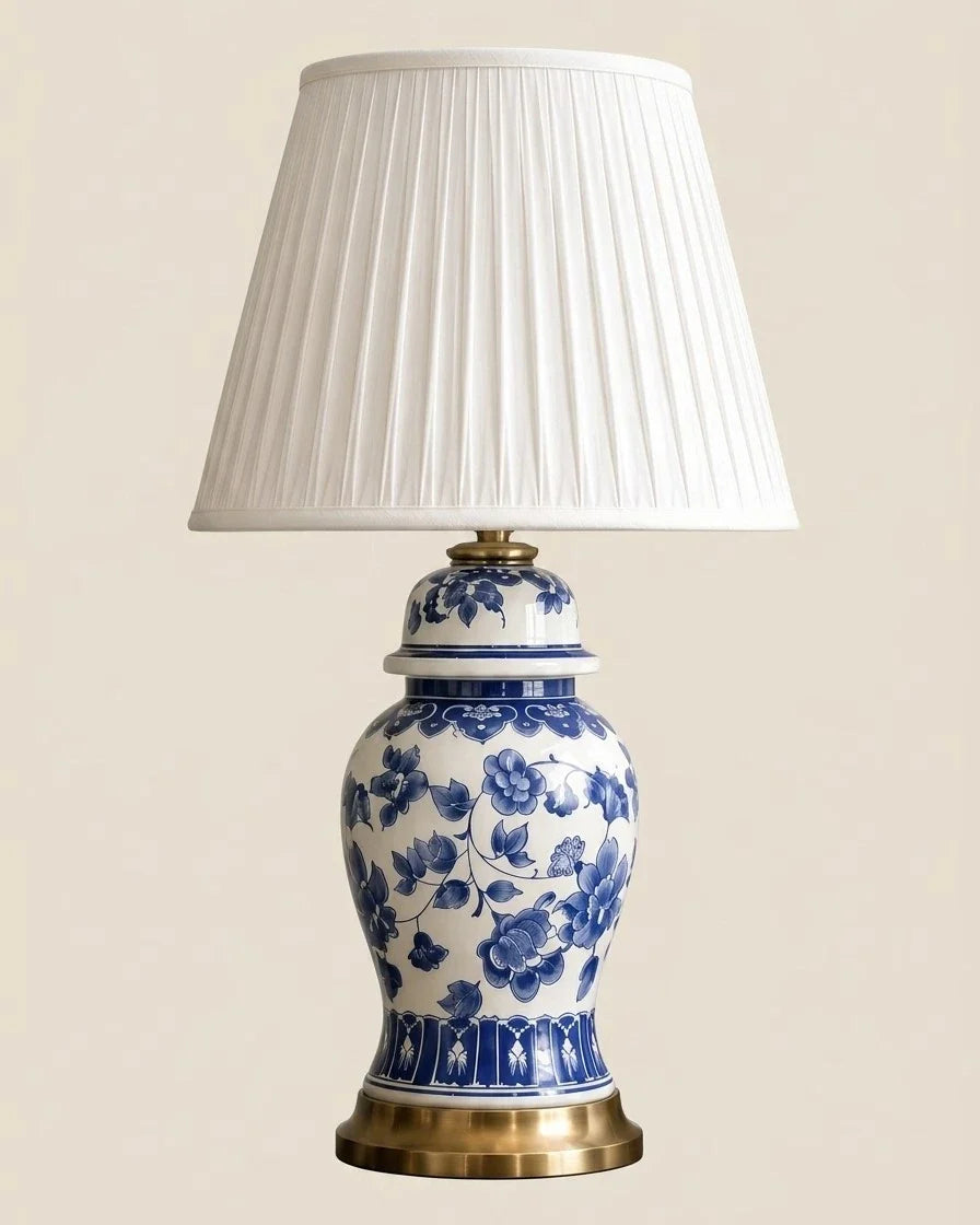 Alstroemeria Floral Table Lamp